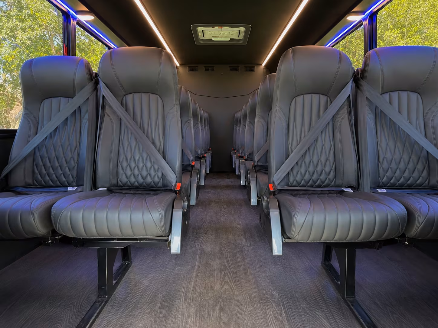20 passenger minibus inside
