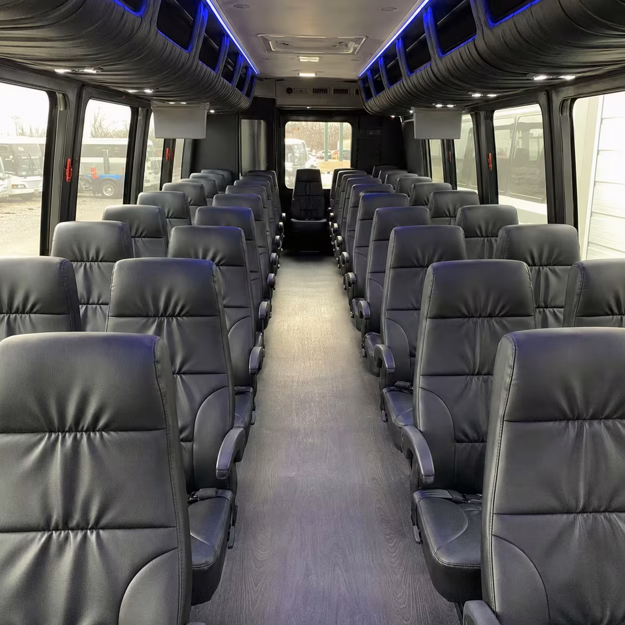 35 passenger minibus interior
