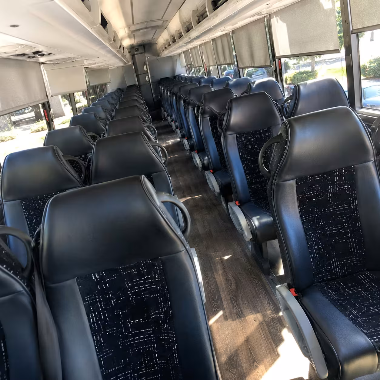 meridian charter bus interior gallery