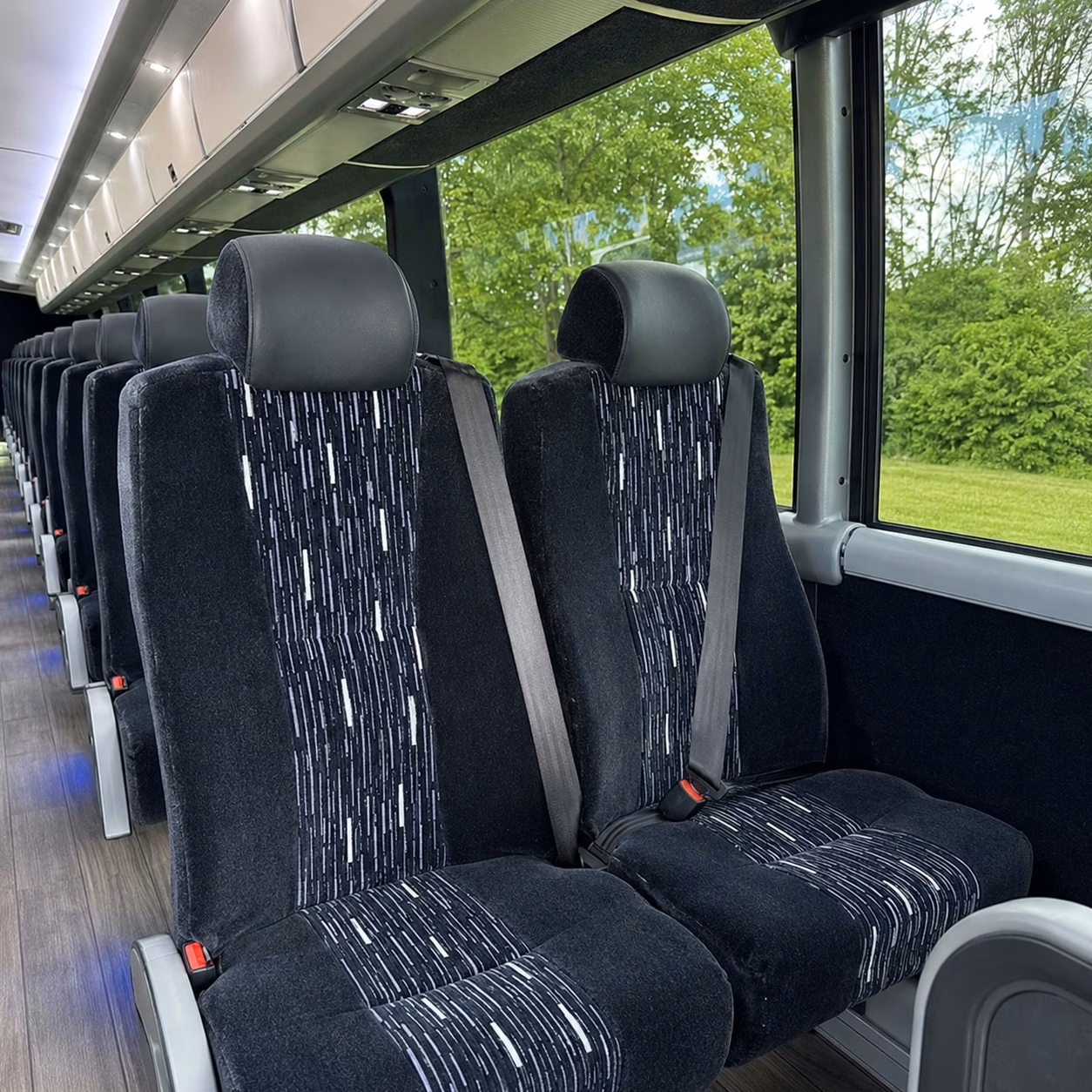 meridian charter bus interior