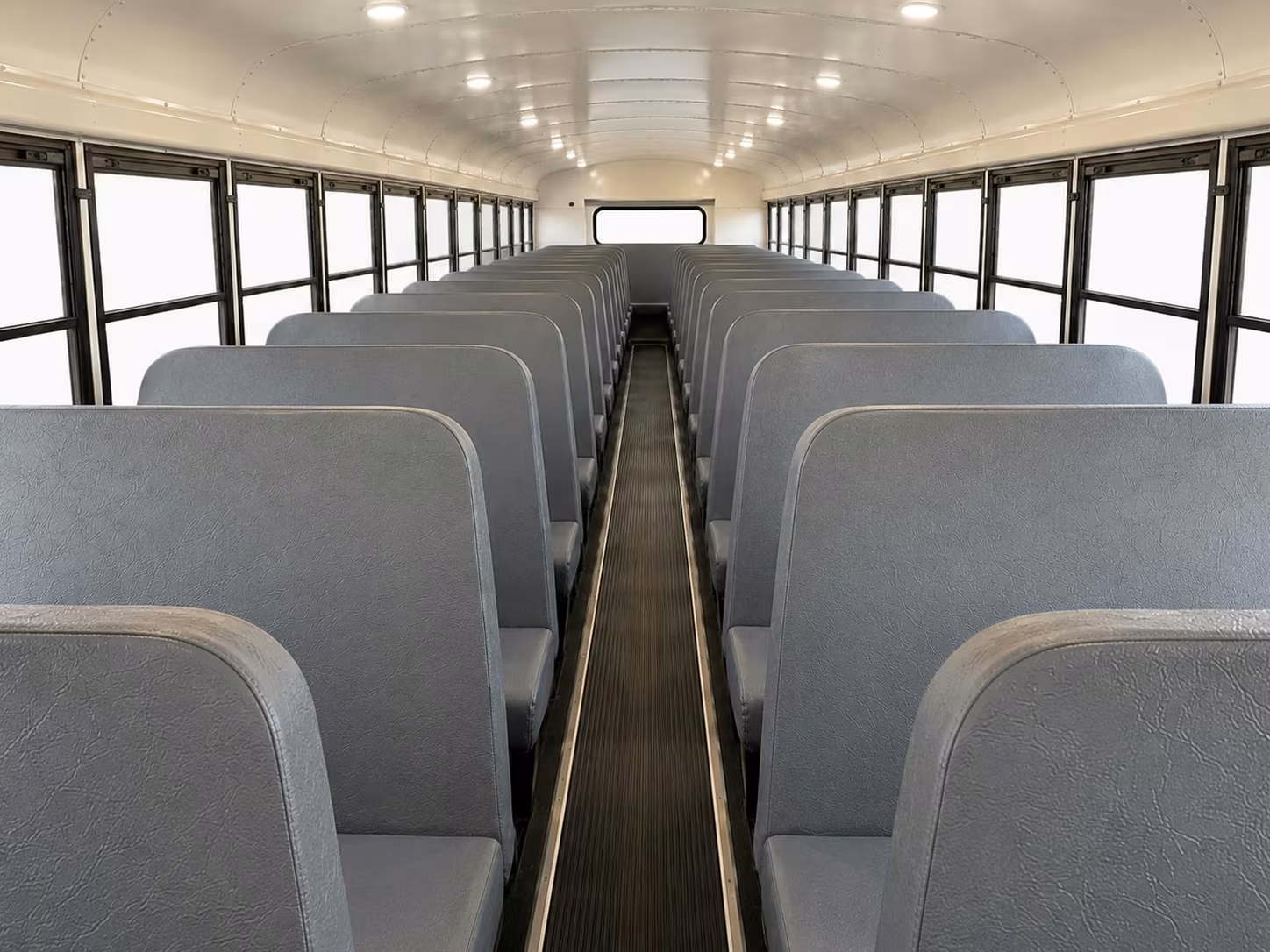 school bus inside