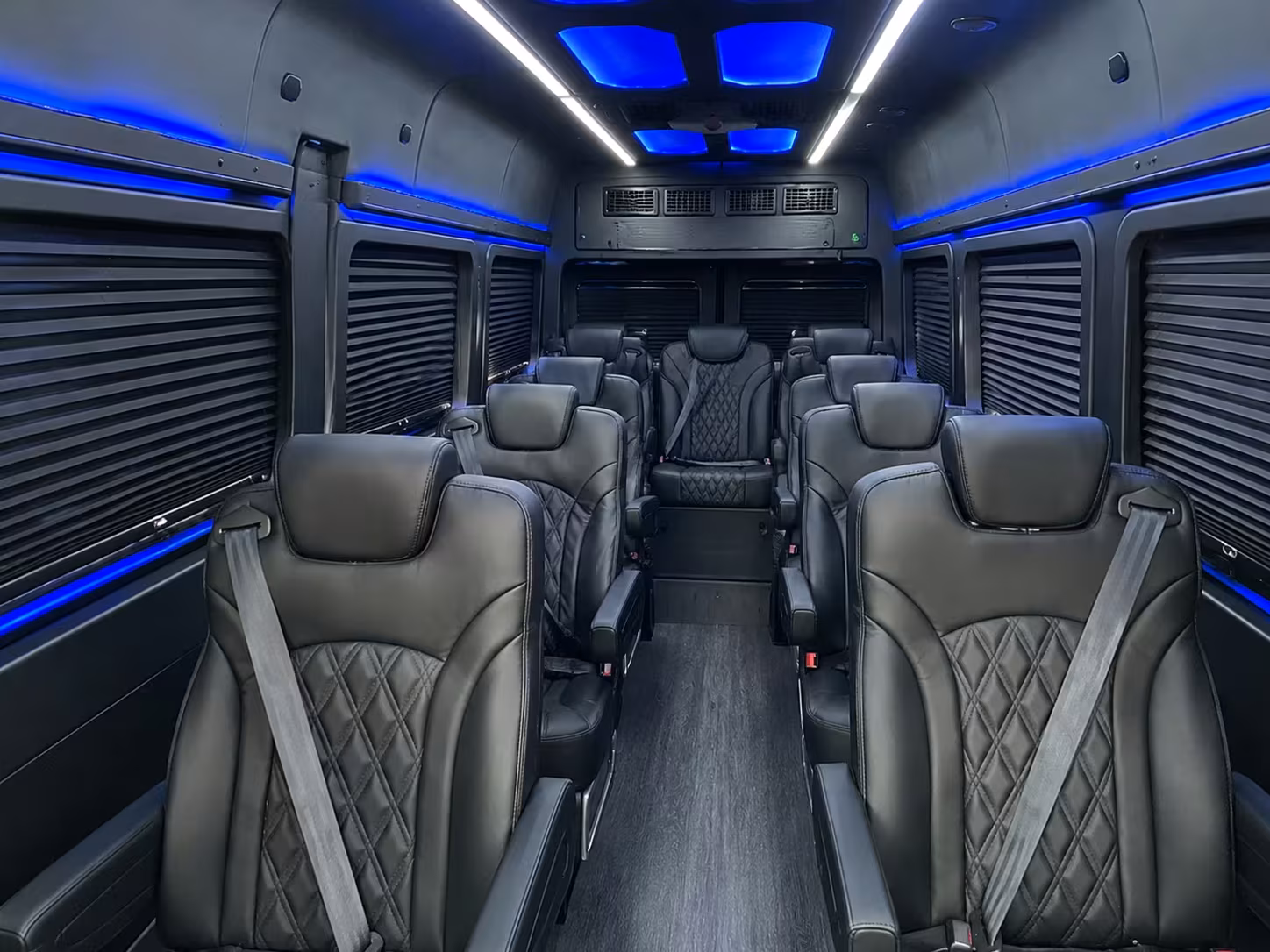 sprinter van with driver interior