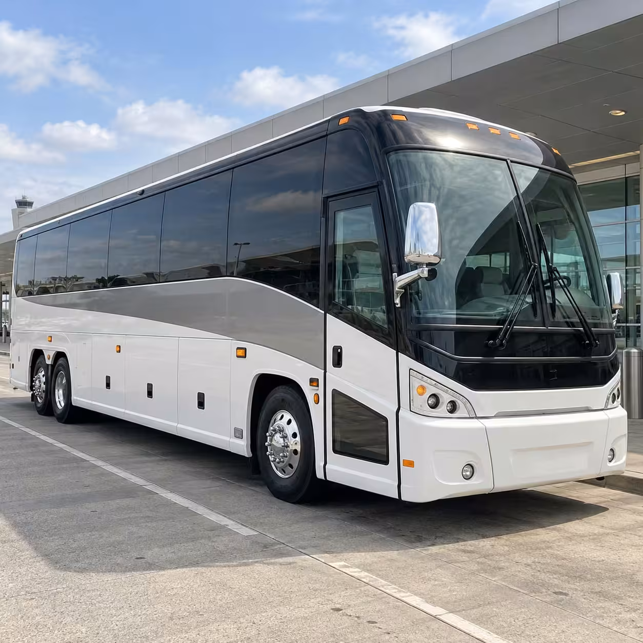 wedding shuttle buses for popular meridian venues