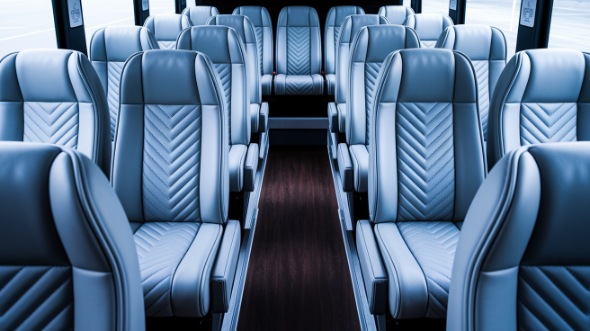 meridian 25 passenger minibus interior