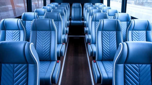meridian 30 passenger minibus inside
