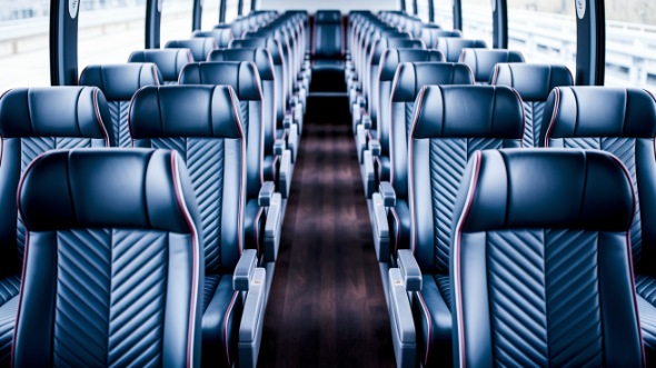 meridian 50 passenger charter bus rental