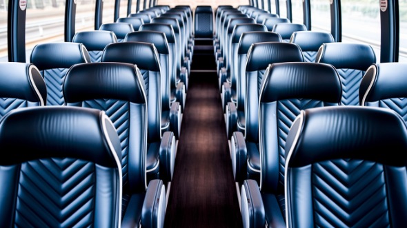 meridian 54 passenger charter bus rental