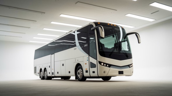 meridian 54 passenger charter bus